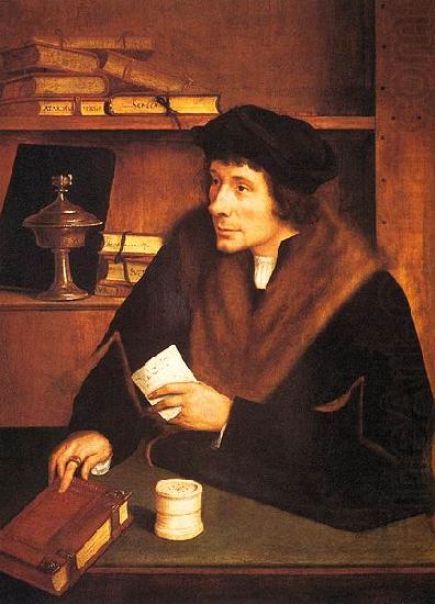 Portrait of Pieter Gillis, Quentin Matsys